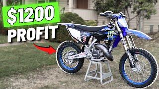 Flipping this Yamaha YZ125 for $1200 PROFIT!