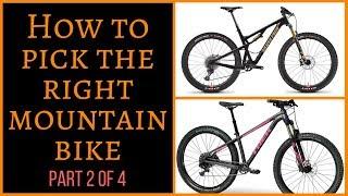 How to pick the right mountain bike - Part II - Plus Tires and Suspension