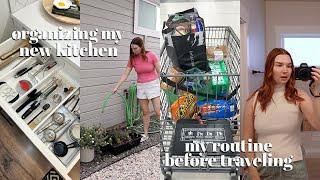 VLOG | Organizing My Kitchen, Routine Before Traveling, Running Errands