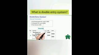 What is the Double Entry System? #viral #ytshorts #youtubeshorts