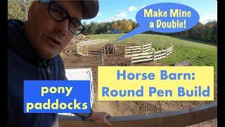 Horse Barn: "Round and Round" Pens