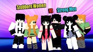 Stubborn Caroline and Friends VS Strong Lucian and Friends : Friendship Forever #minecraft