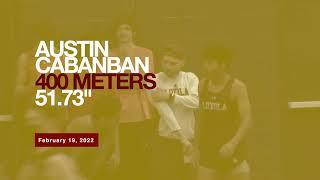 Austin Cabanban 400M   Glenbrook South  Indoor  Track Meet Feb. 18, 2022