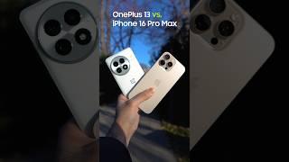 OnePlus 13 vs. iPhone 16 Pro Max Camera