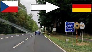 Czech Republic - Germany / Crossing The Border By Car