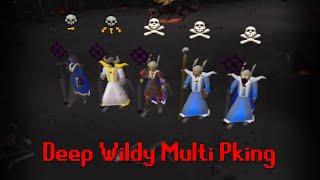 Multi Pking DeepWilderness session! [ OSRS LIVE PKING ]