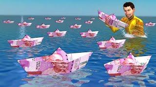 पैसा कागज की नाव Paisa Nav Money PaperMade Boat Craft Hindi Kahani Hindi Stories Hindi Moral Stories