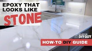 DIY Epoxy Countertops -  Looks like REAL Stone | Giani Marble Epoxy Kit