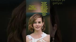 Emma Watson Türkiye'ye Geliyor #emmawatson #magazin #keşfet #harrypotter