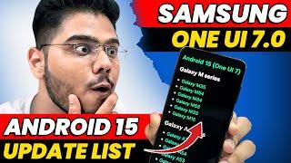 Samsung One UI 7.0 Update List|Samsung M35, F54, M34, A34, Android 15