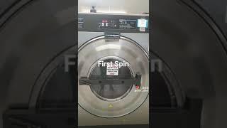 Continental Girbau L1075 CM2 75lb Commercial Washer First Spin. (Repost.)