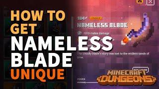 Where to get Nameless Blade Minecraft Dungeons Unique Cutlass