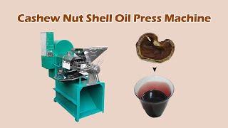 Cashew nut shell oil press machine | cashew nut shell liquid (CNSL) extraction machine for sale