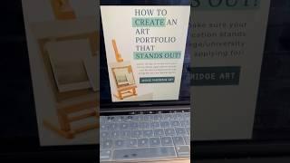 10 Tips to make your art portfolio STAND OUT for school applications! #artportfolio #portfolio #art
