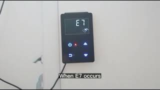 Troubleshoot Fogatti RV Tankless Water Heater With E7 Error Code | Main valve Failure | Fogatti