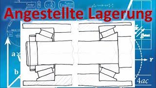 Was ist eine angestellte Lagerung? (X-Anordnung und O-Anordnung) | einfache Erklärung mit Beispiel