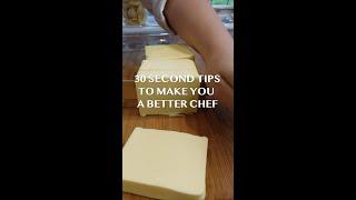 30 Second Tips - How to Clarify Butter Easily