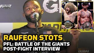 Raufeon Stots Compares Patchy Mix To Merab Dvalishvili, Calls Mix Loss a ‘Fluke’ |  MMA Fighting