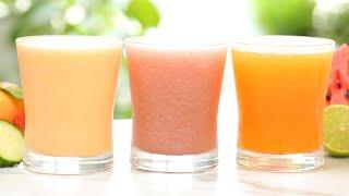 Summer Drinks 3 Delicious Ways | Frosty, Fresh & Fruity