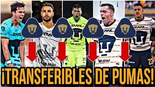 ÚLTIMA HORATRANSFERIBLES | LAS BAJAS QUE TENDRÁ PUMAS |   LLEGARÍA A PUMAS | REFUERZOS PUMAS 2024