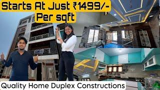 STARTS JUST AT 1499/- PER SQFT || QUALITY PREMIUM HOME CONSTRUCTIONS