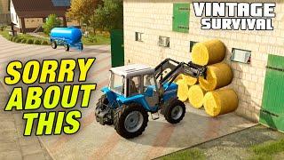 SORRY! HOPEFULLY BETTER NEXT TIME - Vintage Survival Farming Simulator 22 | Episode 33