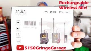 Wireless Lavalier Mic. by Balila vs. shotgun mic. vs camera mic