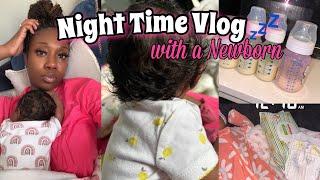 *first* NIGHT ALONE w/ A NEWBORN  | 4 weeks postpartum