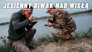 Jesienny biwak nad Wisłą | Kuchnia Miszy - kociołek. Bushcraft