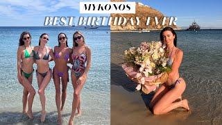 THE BEST BIRTHDAY EVER IN MYKONOS | UNBOXING BIRTHDAY GIFTS | EMMA MILLER