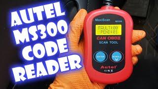 How To Use The Autel MS300 OBD2 Code Reader - Check Engine Light