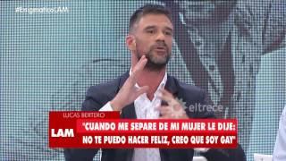 Todos los malestares que padeció Lucas Bertero antes de confesar que era gay