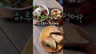 60kg로 돌아가지 않기 위한 하루
