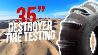 Destroyer 35" Paddle Tire Testing - Glamis CA