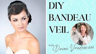 DIY FRENCH NETTING BANDEAU BRIDAL VEIL