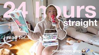 i read for 24 hours straight 24 hour reading vlog️