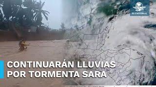 Tormenta Sara deja un muerto y más de 47 mil personas afectadas en Honduras