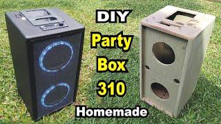 Diy  homemade party box  bluetooth speaker | how to make jbl  party box 310