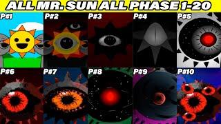 Mr. Sun All Phase 1-20 in Incredibox Sprunki! | New Update Mod