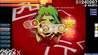 I suck at Osu! 4# Megpoid GUMI - Chocolate