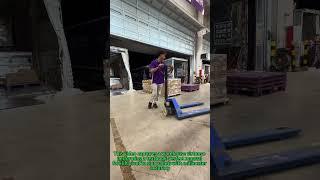 Pallet Jedi Master: Manual Forklift Precision Trick Shot!