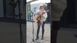 Allie Sherlock Lights Up Grafton Street with Soulful Acoustic Covers