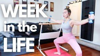 GROUP FITNESS INSTRUCTOR WEEKLY SCHEDULE | teaching group fitness classes at home