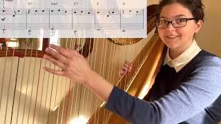 3 tips on playing my arrangement of The Christmas Waltz - Stephanie Claussen, harp