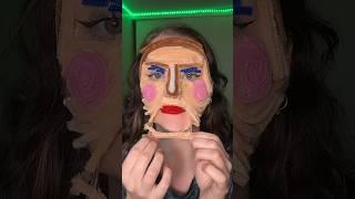 PIPE CLEANER MAKEUP REMOVAL (ouch) #makeup #makeupremoval #weirdmakeup