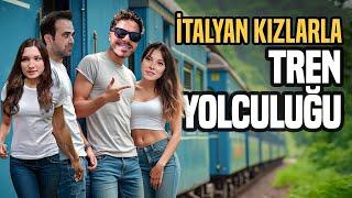 We rode the best train in the world with Italian girls!