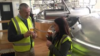 Heart reporter tries Tribute Cornish Ale - before it jets off around the world