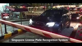 Singapore Fully Automated Smart Parking Camera License Number Plate Recognition System