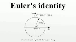 Euler's identity