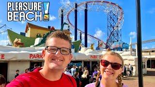 Blackpool Pleasure Beach Vlog August 2024 - Late Night Riding!